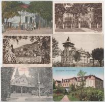 BALATON - 62 db RÉGI magyar balaton parti város képeslap vegyes minőségben: vendéglők, étterem belsők, szállodák, fürdők