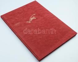 Villon: Hagyaték. A kis testamentum. Le Lais. Telekes Tamás grafikáival illusztrált. hn., én., Rendszerház Kft. Kiadói egészbársony-kötés, kissé kopott borítóval, 41x30 cm.