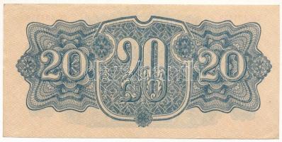 Csehszlovákia 1944. 20K "OE 434459" T:VF
Czechoslovakia 1944. 20 Korun "OE 434459&qu...