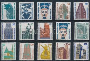 Sights 15 stamps, Nevezetességek 15 érték