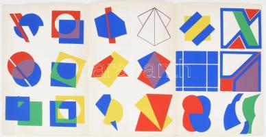 Boros Tamás (1959-), Saxon-Szász János (1964-) és más művészek: Válogatás a a Fajó János vezette festő-osztály 1980-as munkáiból. Szitanyomat, papír, kihajtható karton. Jelzés nélkül. Készült 250 példányban, Pesti Műhely. 29 db ábrázolás 5 oldalon (kihajtható katalógus). Fajó János nyomtatott szövegével. 36x23 cm