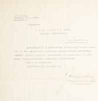 1941 Reményi Schneller Lajos által aláírt kinevezés