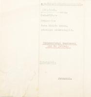 1941 Reményi Schneller Lajos által aláírt kinevezés