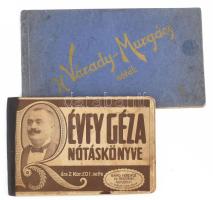 2 db nótáskönyv - H. Várady-Murgács Nóták + Évey Géza nótáskönyve