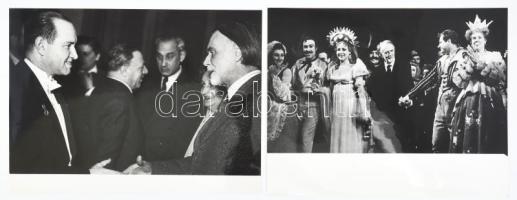 Kodály Zoltán (1882-1967) zeneszerző, 2 db fotó, 18×24 cm