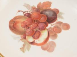 Rosenthal gyümölcsmintás tál szett, 5 darab, jelzett, d: 20 cm