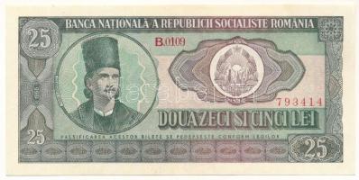Románia 1966. 25L "B.0109 793414" T:XF Romania 1966. 25 Lei "B.0109 793414" C:XF Krause 95.