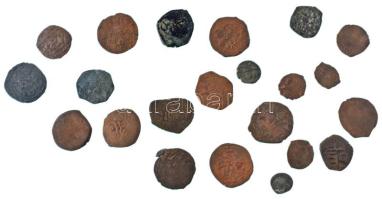 22db-os vegyes római bronz és kisbronz gyengébb tartásban T:F