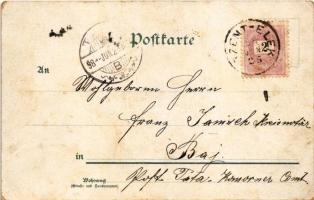 1898 (Vorläufer) Vom Fels zum Meer / II.Vilmos császár, német szecessziós katonai propaganda / Wilhe...