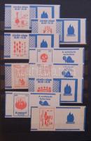 1977-1980 600 darabos magyar gyufacímke-gyűjtemény szépen rendezve, jó bélyegberakóban / Collection ...