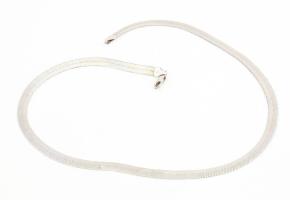 Ezüst (Ag) kígyólánc nyaklánc, jelzett, 12g