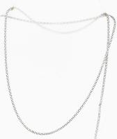 Ezüst (Ag) nyaklánc, jelzett, 8,9g, h: 88 cm