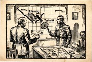 Jelentkezz híradó leventének! Leventék levelezőlapja D. 1. / Hungarian Youth Paramilitary Organization's call to join the telegraph units s: Szilágyi (EK)