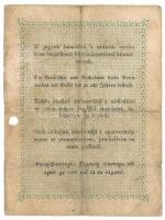 1848. 2Ft "Kossuth bankó", "JZ. 7 73065" T:VG, anyaghiány
Adamo SG106