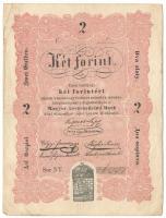 1848. 2Ft "Kossuth bankó", "NT. 5 26051" T:F Adamo SG106