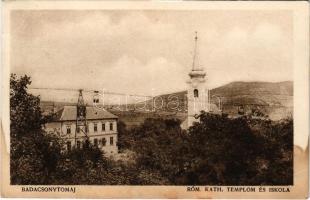 1935 Badacsonytomaj, római katolikus templom és iskola, drótkötélpálya, bauxitbánya. Badacsonytomaji keresztény fogy. és ért. szövetkezet kiadása (fl)