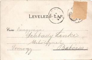 1899 (Vorläufer) Kaposvár, római katolikus templom, új állami főgimnázium, cukorgyár. Gerő Zsigmond ...