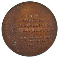 Ausztria 1900. "Nicolaus Dumba" kétoldalas bronz emlékérem. Szign.: Anton Scharff (55mm) T...