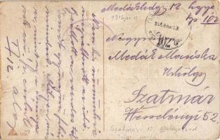 1916 Imádkozik a király... Ferenc József / Franz Joseph. L &amp; P 1836. (szakadás / tear)