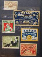 105 darabos régi 90 %-ban háború előtti gyufacímke-gyűjtemény, igazi ritkaságokkal, másodpéldányokka...