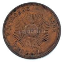 Peru 1895. 2c Cu-Ni T:VF, patina Peru 1895. 2 Centavos Cu-Ni C:VF, patina Krause KM#188