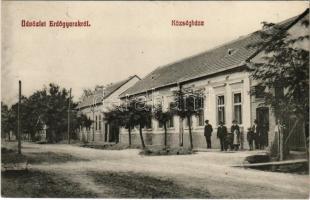 1911 Erdőgyarak, Ghiorac; Községháza / town hall (ragasztónyom / glue marks)