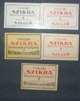 kb 600 darabos gyufacímke-gyűjtemény az 1950-es évektől, ritka darabokkal berakóban / Collection of Hungarain match-labels