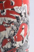 Erdélyi István: Nagyméretű retro váza. Jelzés nélkül, m: 42 cm