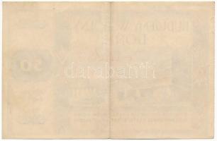 Lengyelország ~1970. "Budujemy Wsplóny Dom" részjegy (téglajegy) 50Zl-ról a Lengyel Munkás...