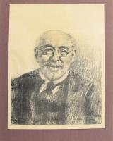 Glatz Oszkár (1872-1958): Alexander Bernát portréja és Kosztolányi-Kann Gyula (1868-1945): Olvasó fi...