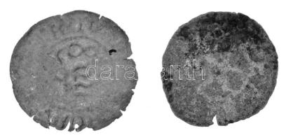 Csehország / Történelmi tartomány 1471-1516. 1pf Ag egyoldalas "II. Ulászló" (0,21g) + 1db gyenge tartású II.Rudolf 1pf Ag egyoldalas (0,32g) T:F, kitörések Bohemia 1471-1516. 1 Pfennig Ag one-sided "Vladislaus II" (0,21g) + 1pc Rudolph II 1 Pfennig Ag one-sided in bad condition (0,32g) C:F, cracks