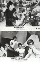 cca 1989 előtt készült sci-fi filmek egy-egy jelenete, 11 db vintage produkciós filmfotó (vitrinfotó...