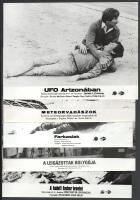 cca 1989 előtt készült sci-fi filmek egy-egy jelenete, 11 db vintage produkciós filmfotó (vitrinfotó...