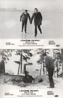 cca 1989 előtt készült, "Lássátok feleim" című magyar film jelenetei és szereplői, 13 db vintage produkciós filmfotó (vitrinfotó, lobbyfotó) ezüst zselatinos fotópapíron, a használatból eredő (esetleges) kisebb hibákkal, 18x24 cm