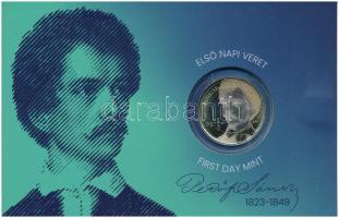 2023. 200Ft bicolor "Petőfi 200" első napi veret sorszámozott emléklapon "09901" T:UNC
