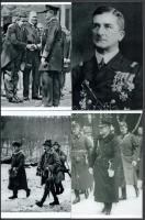 Horthy Miklós kormányzó különféle eseményeken és helyszíneken, eltérő időben készült felvételek, a n...