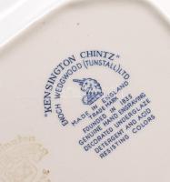 Wedgwood Kensigton Chintz kínáló, jelzett, h: 26,5 cm