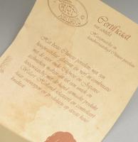 Wal Art Holland pulykamintás váza pár, certifikáttal, jelzett, m: 26,5 cm