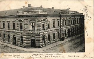 1903 Nagyvárad, Oradea; Széchenyi szálloda, fogadó, kávéház, étterem. Helyfi László kiadása / hotel, inn, cafe, restaurant (fl)