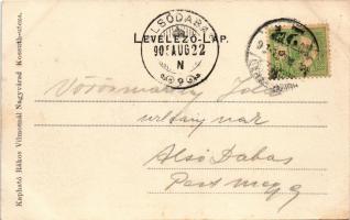 1903 Nagyvárad, Oradea; Széchenyi szálloda, fogadó, kávéház, étterem. Helyfi László kiadása / hotel,...