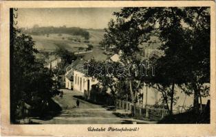 1949 Prosznyákfa, Pártosfalva, Prosenjakovci; utca / street (r)