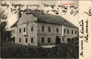 1910 Tótsók, Salgovce; Sándor-Sulkovszky kastély. Divald Károly műintézete / castle (EK)