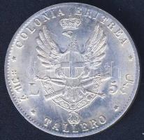 Eritrea 1891. 5L/Tallér Ag I.Umberto fém hamisítványa (metal fake)
