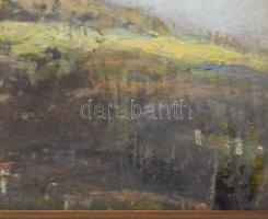 Kernstock Ágoston (működött a XX. sz. első felében, Kernstok Károly rokona): Táj. Olaj, vászon, jele...