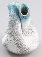 Schramberg retro német kétszájú váza, jelzett, m: 14,5 cm