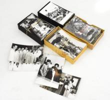 cca 1960-1980 A szocializmus idejéből származó vegyes fotók: rendezvények, csoportképek, gyári felvételek, stb.; 4 dobozban összesen kb. 400 db fotó, 14x9 cm körüli méretben