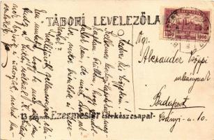 1924 Készül a metélt tészta. 13. számú Ezermester cserkészcsapat, Ezermester cserkésztábor Balatonal...