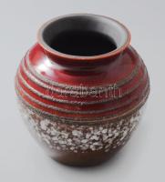 Retro német váza, kis pattogzással, m: 14 cm
