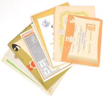 30 db vegyes emléklap, oklevél: úttörő, tanulmányi és sportversenyek, stb.