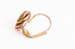 Arany (Au) fülbevaló pár, 14k, jelzett, 3,2g